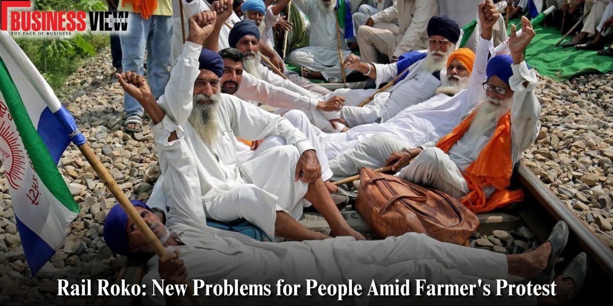 Farmer's protest and rail roko andolan in Delhi