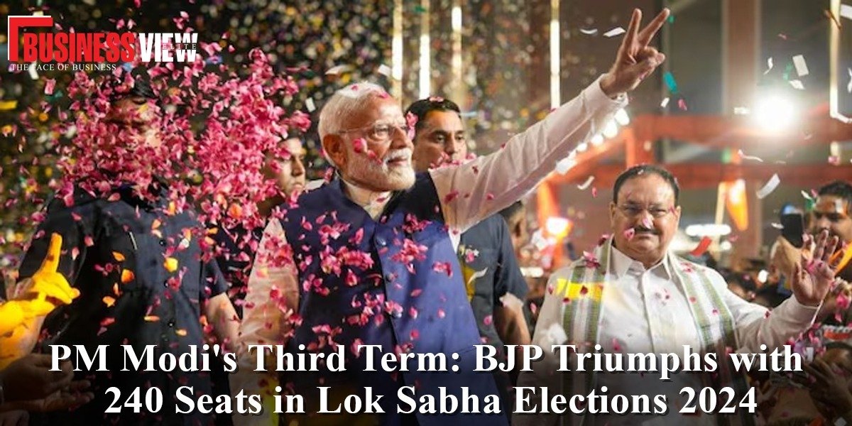 PM Modi's Third Term: BJP Triumphs with 240 Seats in Lok Sabha Elections 2024